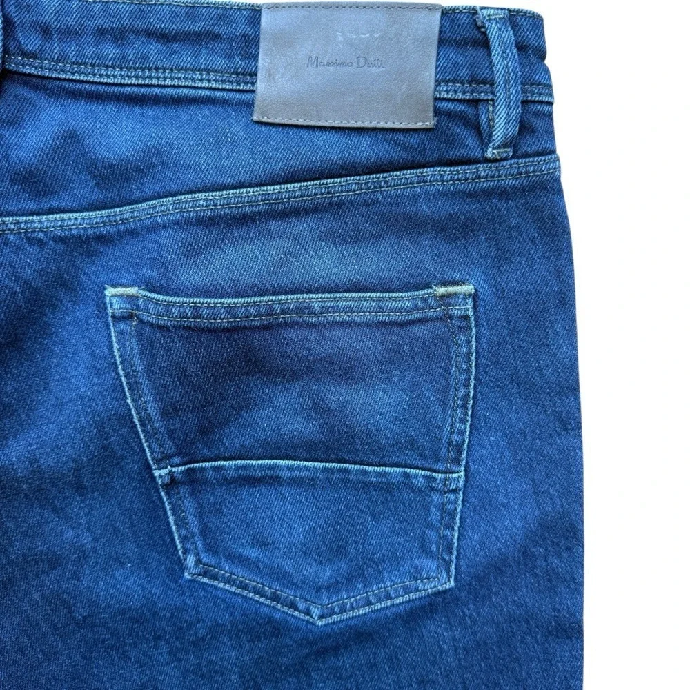 Massimo Dutti Men's Blue Jeans TAPERED FIT size us 34